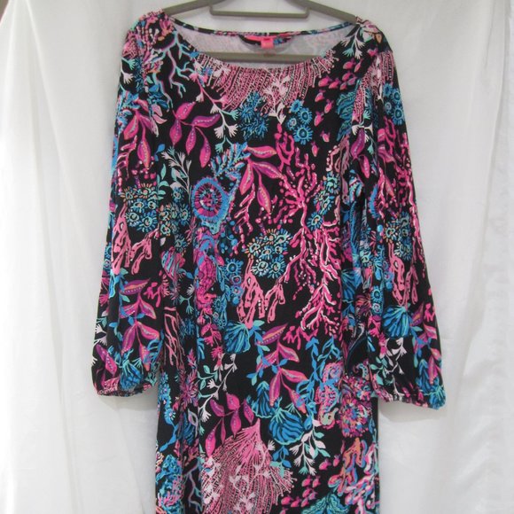 Lilly Pulitzer S Shae Knee Length Dress Belted - Picture 1 of 9